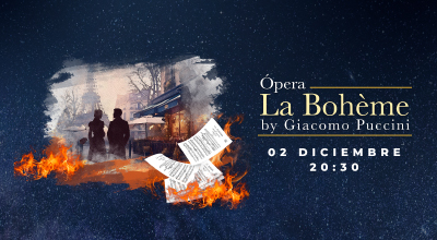 Ópera La Bohème de Giacomo Puccini - Noche Lírica en coproducción con la Universidad de Colima