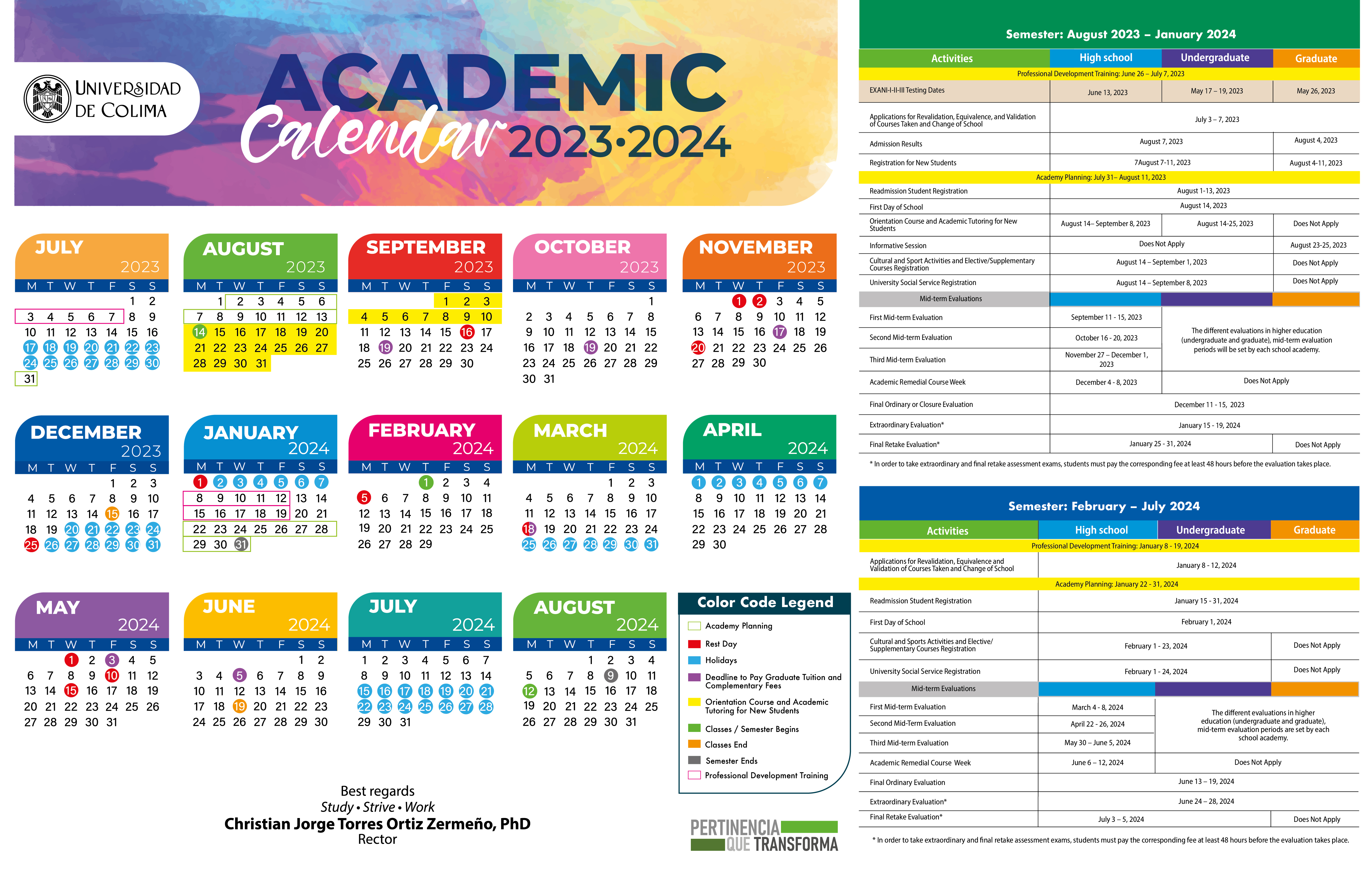 Udc Calendario 2025 Neala Viviene
