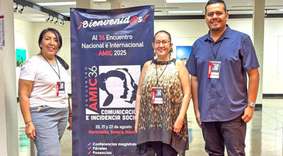 Académicos del Cuerpo Académico 67 participaron  en el Encuentro Nacional de la AMIC, en Hermosillo