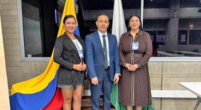 Académicos de la Facultad de Derecho de la UdeC participan en Congreso Internacional, en Medellín
