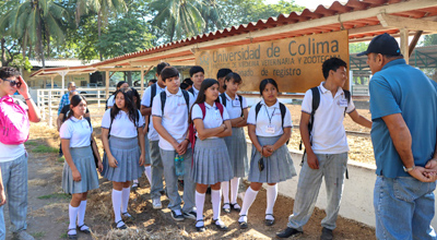 Conocen estudiantes de secundaria opciones  de bachillerato y facultades que ofrece la UdeC