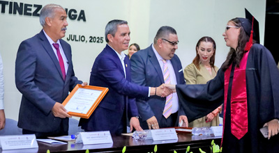 Asiste rector a homenaje académico póstumo que el CBTIS 157 rinde al universitario Jesús Martínez