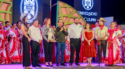 Memorable presentación del Ballet Folklórico  de la UdeC, en cierre de Feria del Melón