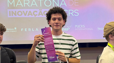 Con buenos resultados, estudiante de la UdeC en Maratón de Innovación realizada de Brasil