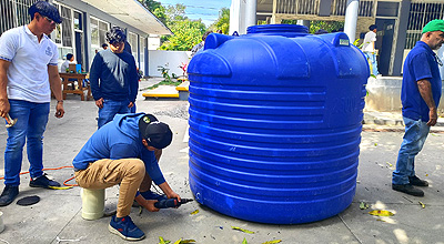 Estudiantes del Bachillerato 32 desarrollan sistema de captación de agua de lluvia