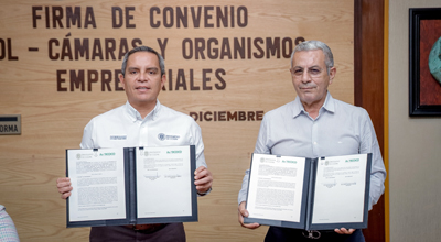Cámaras y organismos empresariales firman convenio de colaboración con la UdeC