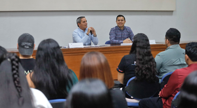 Tiene rector un encuentro con concejales universitarios y líderes estudiantiles
