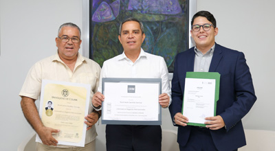 Entrega Rector Títulos de Doble Grado, UdeC- Viña del Mar- Deggendorf Institute of Technology