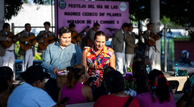 Festeja Voluntariado a mamás del CEDECO,  en la colonia Mirador de la Cumbre II