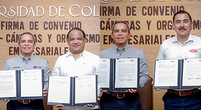 Fortalece UdeC alianzas con  Cámaras Empresariales