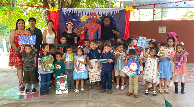 Practican la empatía y generosidad estudiantes  del Bachillerato 32, en Cofradía de Juárez